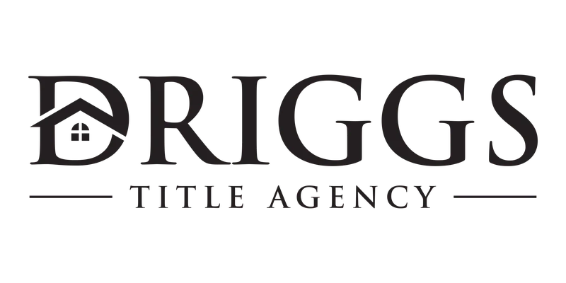 Driggs Title Agency logo, black
